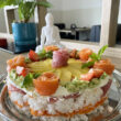 Sushi cake with avocado Guacamole for 4 – 6 persons